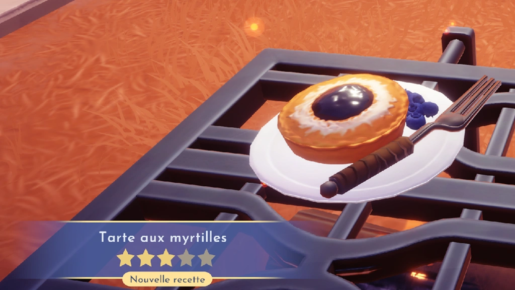 Tarte aux myrtilles Dreamlight Valley : comment préparer cette recette 3 étoiles ?
