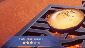 Tarte végétarienne Disney Dreamlight Valley : comment préparer cette recette 3 étoiles ?