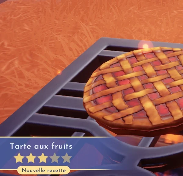 Tarte aux fruits Dreamlight Valley : comment préparer cette recette 3 étoiles ?