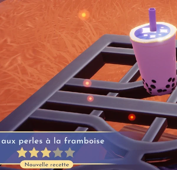Thé aux perles à la framboise Dreamlight Valley : comment préparer cette recette 3 étoiles ?