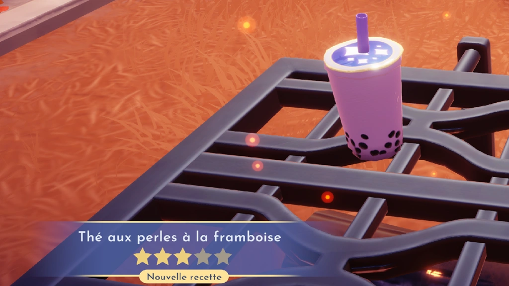 Thé aux perles à la framboise Dreamlight Valley : comment préparer cette recette 3 étoiles ?