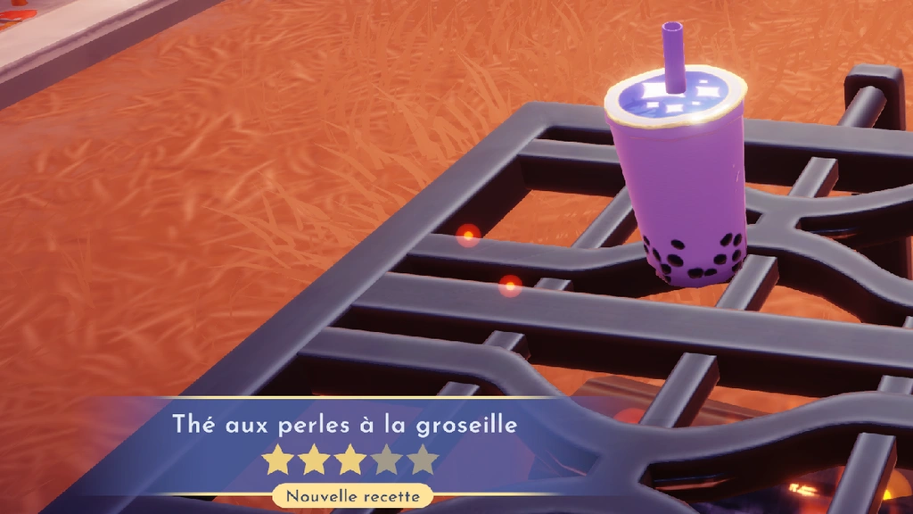 Thé aux perles à la groseille Dreamlight Valley : comment préparer cette recette 3 étoiles ?