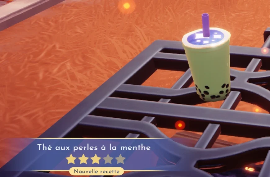 Thé aux perles à la menthe Dreamlight Valley : comment préparer cette recette 3 étoiles ?