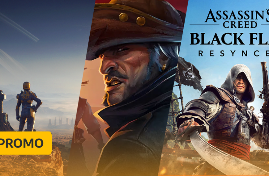 Partez à l’aventure pour moins cher chez Gamesplanet avec SpaceCraft, Windrose et Assassin’s Creed Black Flag Resynced