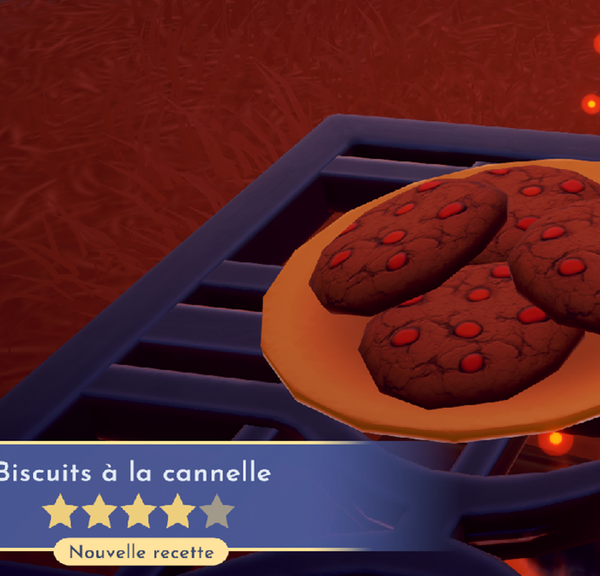 Biscuits à la cannelle Dreamlight Valley : comment préparer cette recette 4 étoiles ?