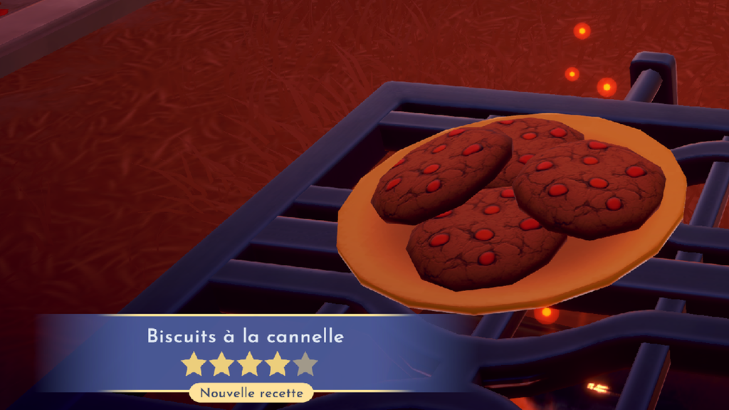 Biscuits à la cannelle Dreamlight Valley : comment préparer cette recette 4 étoiles ?
