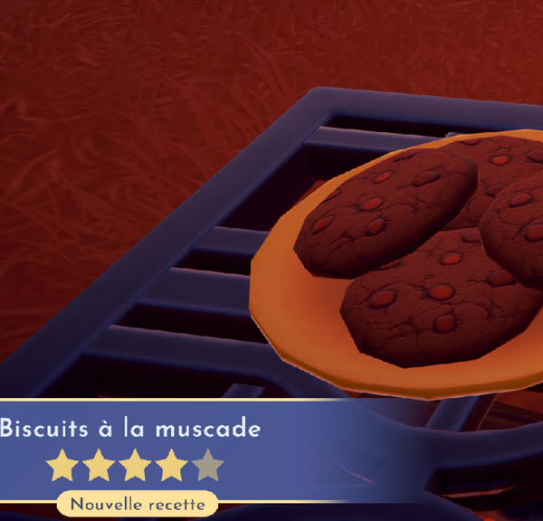 Biscuits à la muscade Dreamlight Valley : comment préparer cette recette 4 étoiles ?