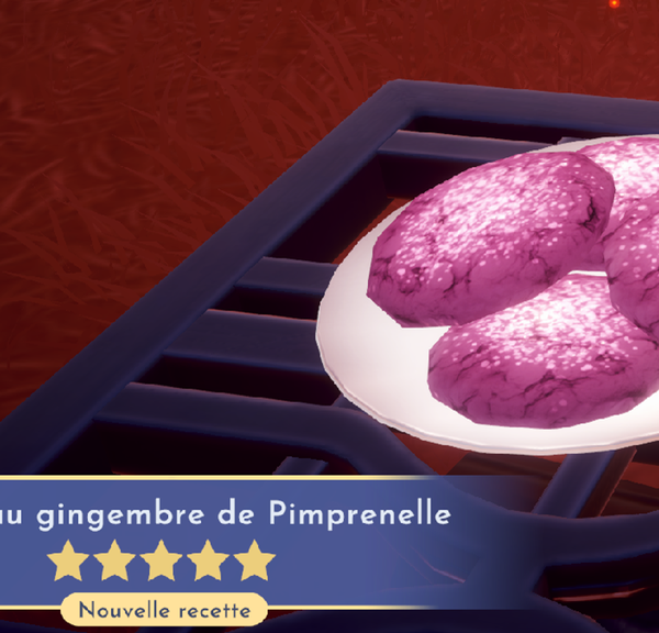 Biscuits au gingembre de Pimprenelle Dreamlight Valley : comment préparer cette recette 5 étoiles ?