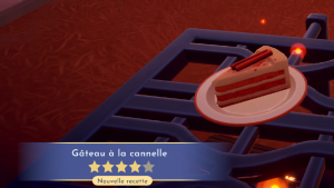 Gâteau à la cannelle Dreamlight Valley : comment préparer cette recette 4 étoiles ?