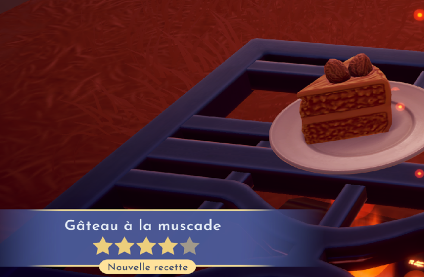 Gâteau à la muscade Dreamlight Valley : comment préparer cette recette 4 étoiles ?