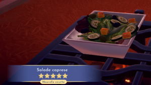 Salade caprese Dreamlight Valley : comment préparer cette recette 5 étoiles ?