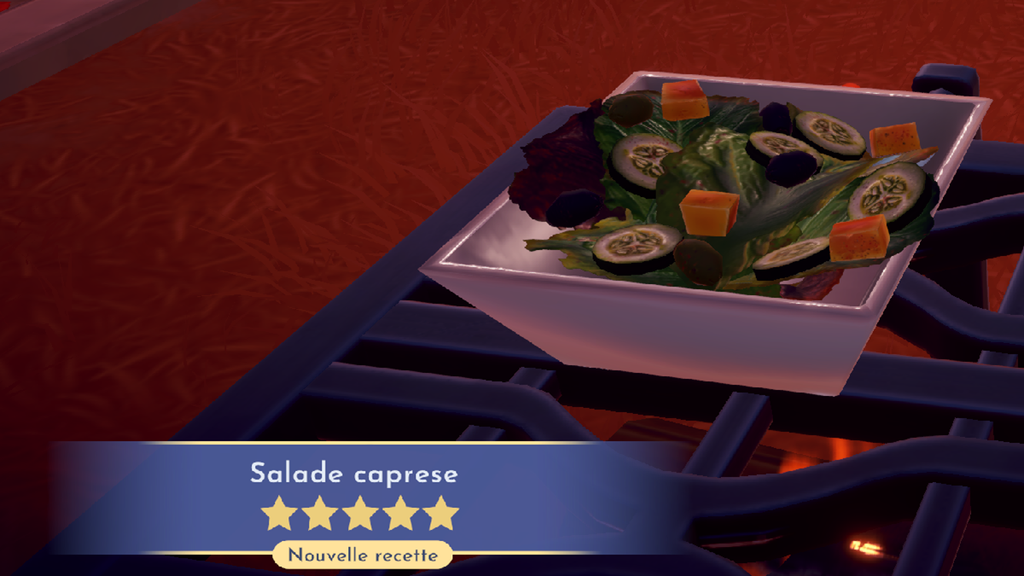 Salade caprese Dreamlight Valley : comment préparer cette recette 5 étoiles ?