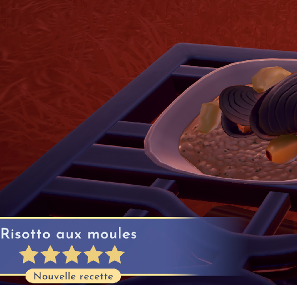 Risotto aux moules Dreamlight Valley : comment préparer cette recette 5 étoiles ?