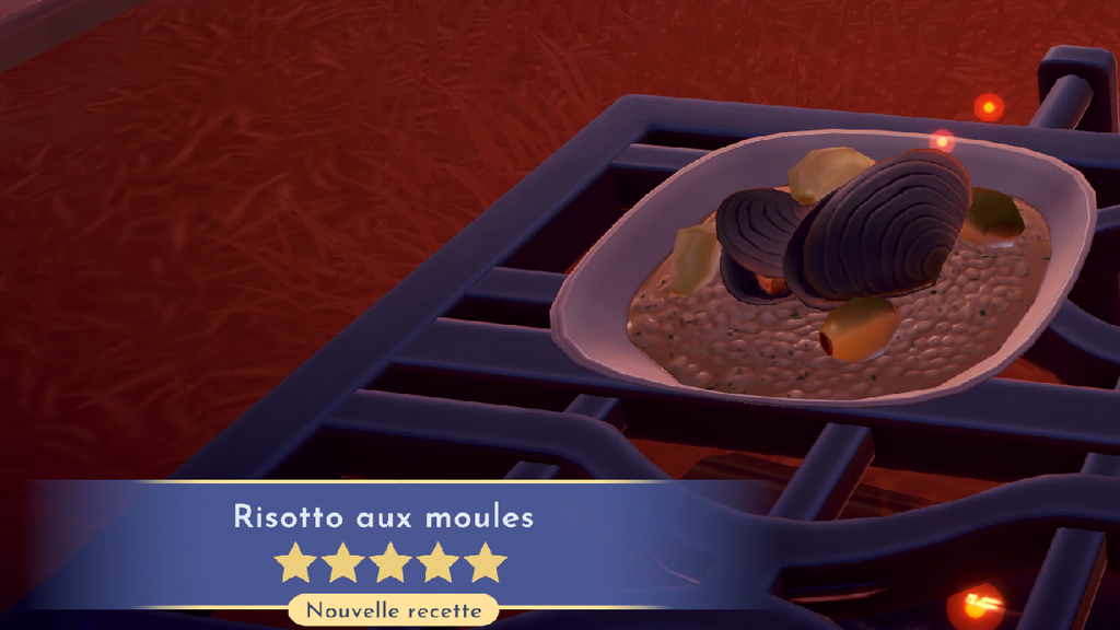 Risotto aux moules Dreamlight Valley : comment préparer cette recette 5 étoiles ?