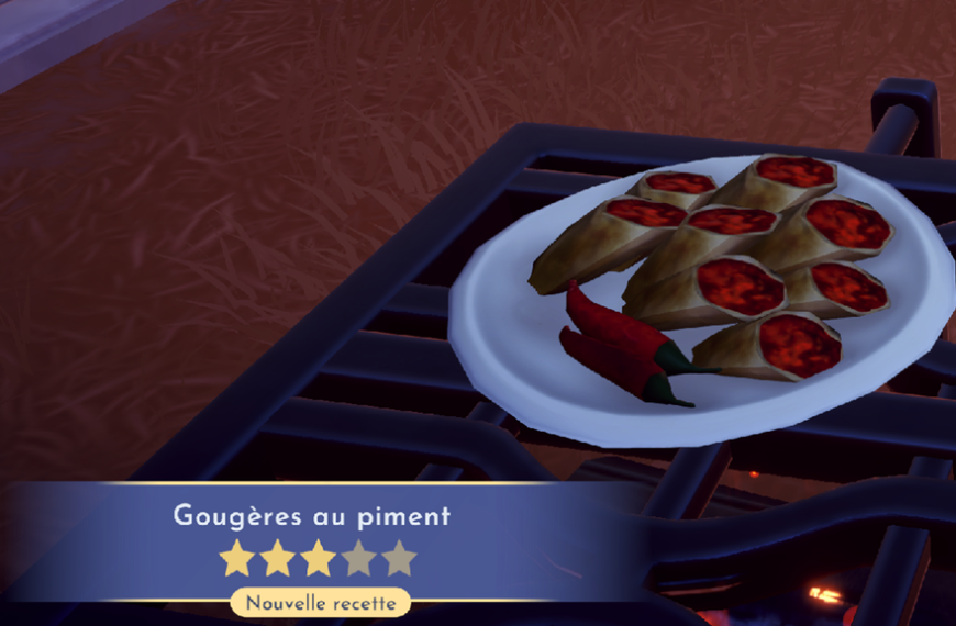 Gougères au piment Dreamlight Valley : comment préparer cette recette 3 étoiles ?