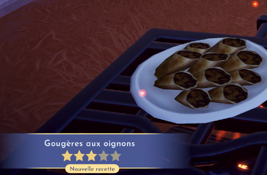 Gougères aux oignons Dreamlight Valley : comment préparer cette recette 3 étoiles ?