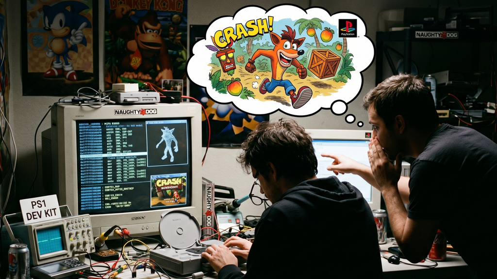 Comment deux développeurs ont dû pirater la PlayStation 1 pour créer Crash Bandicoot