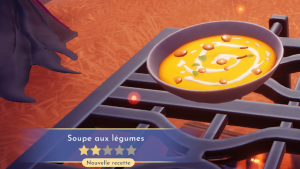 Soupe de légumes Disney Dreamlight Valley : comment préparer cette recette 2 étoiles ?