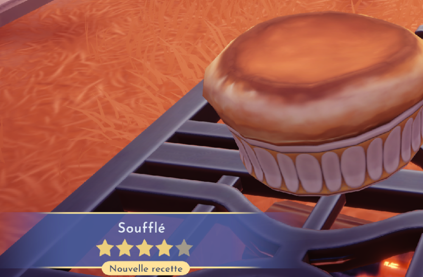 Soufflé Disney Dreamlight Valley : comment préparer cette recette 4 étoiles ?