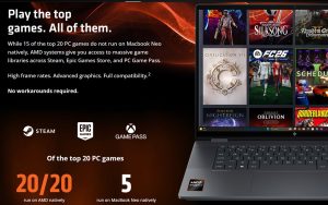 AMD déclare la guerre à Apple et humilie le MacBook Neo