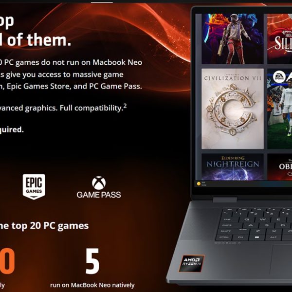 AMD déclare la guerre à Apple et humilie le MacBook Neo