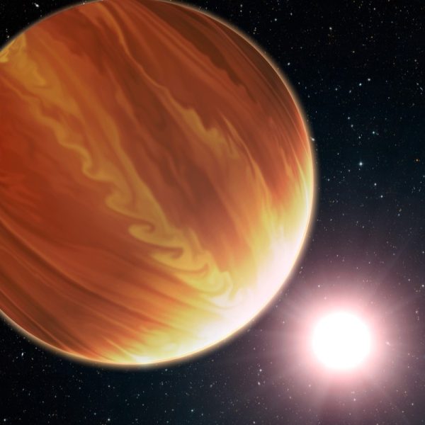 Cette planète orbite si près de son étoile qu’elle illumine sa surface à son passage