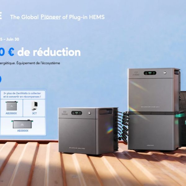 Economisez jusqu’à 860€ sur ces batteries et panneaux solaires Zendure pour le Prime Day !