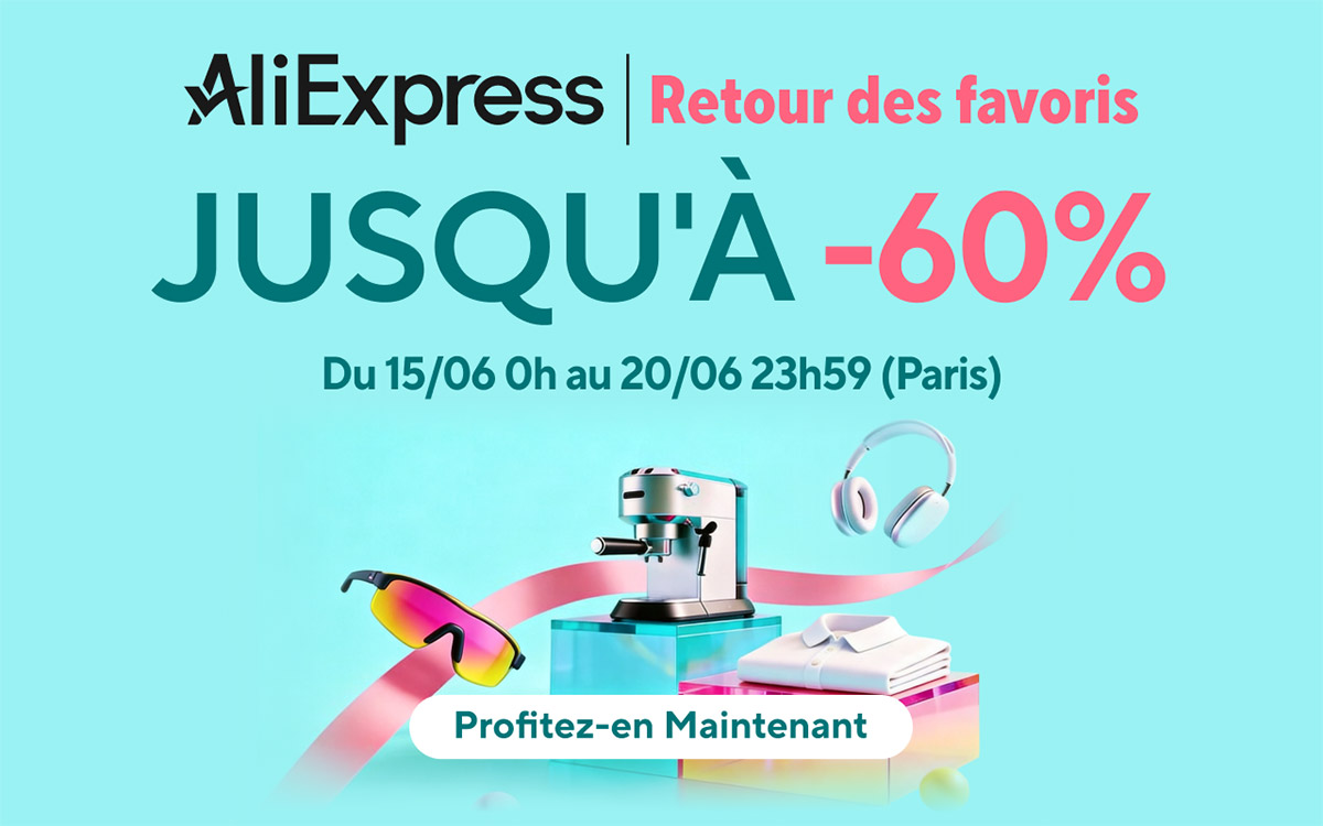 AliExpress ne s’arrête plus : une nouvelle vague de promotions avec des prix en forte baisse