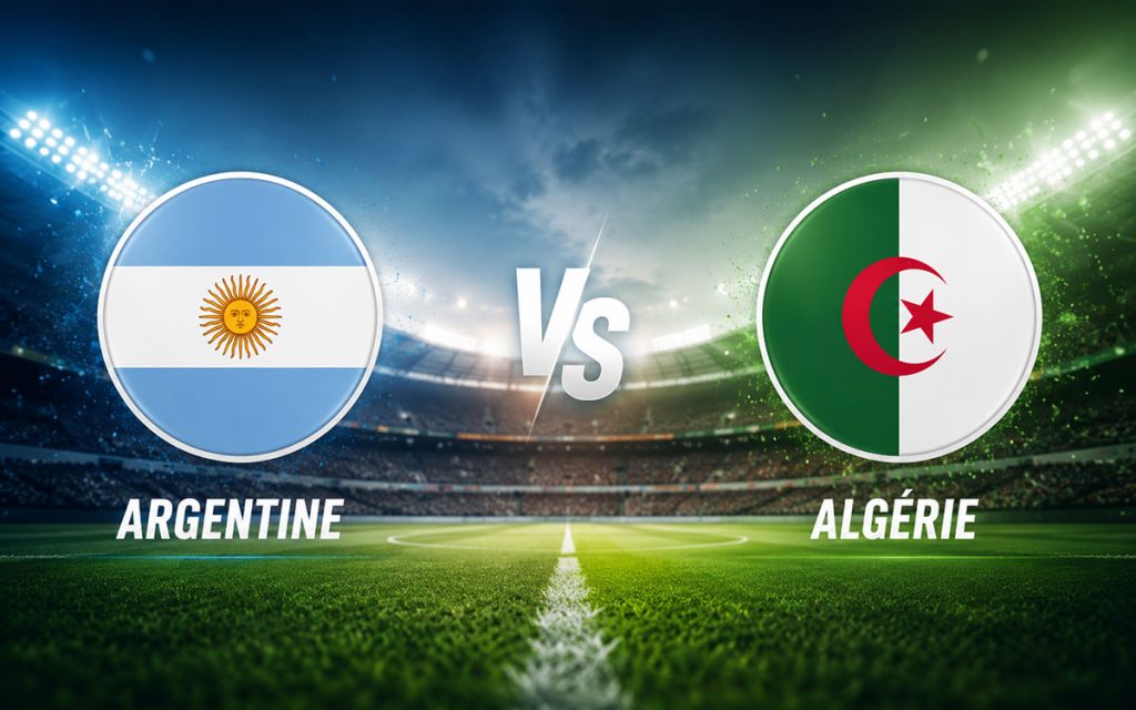 Argentine Algérie : voici les options pour suivre le match de Coupe du monde en direct