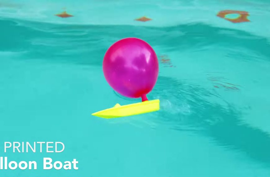 Un bateau à ballon à imprimer en 3D