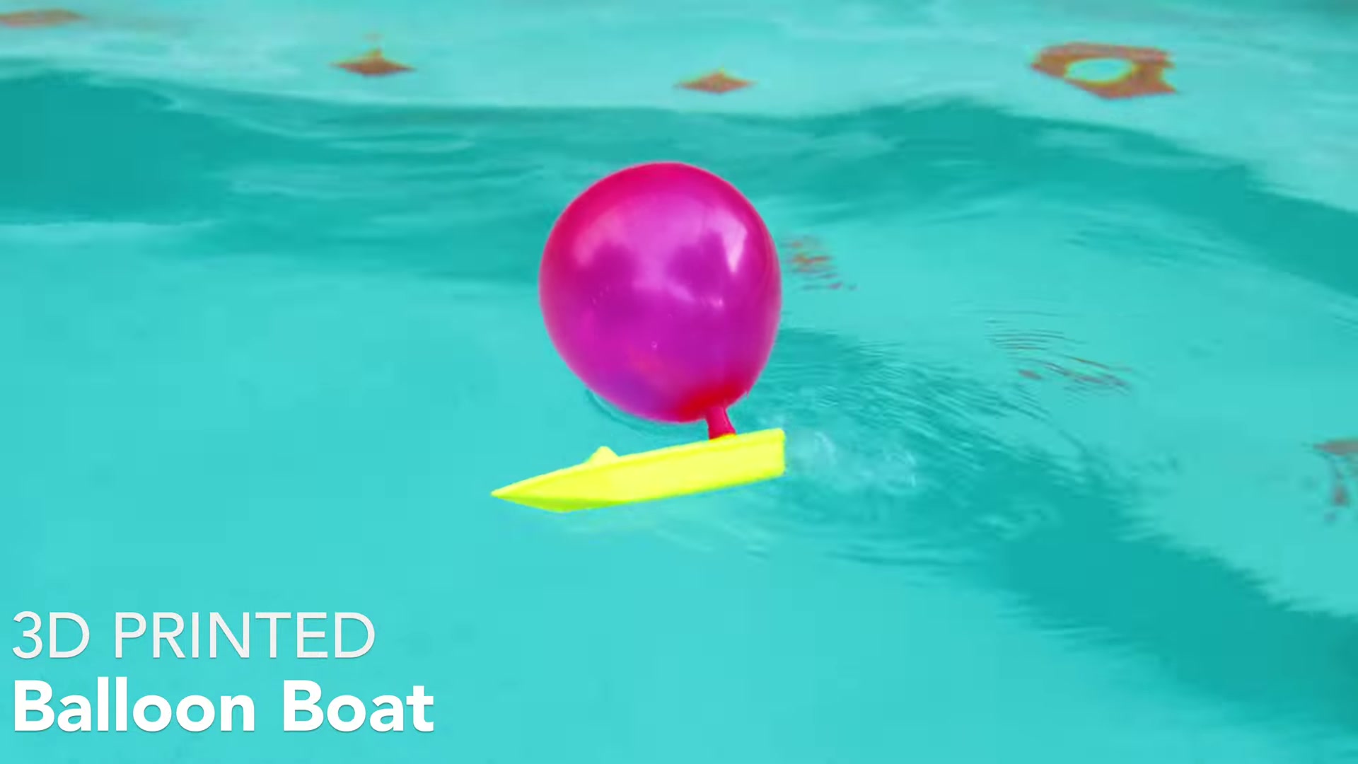Un bateau à ballon à imprimer en 3D