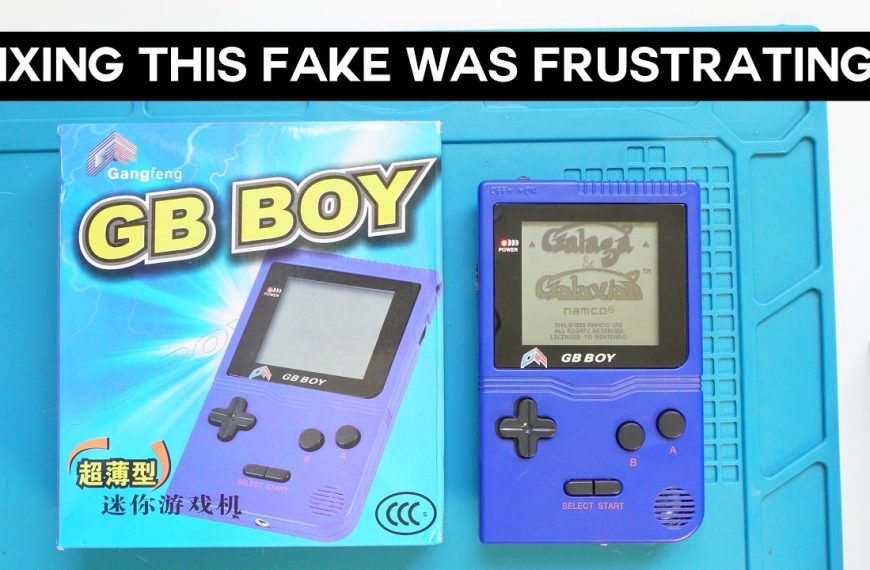 Ce clone de Game Boy tournait trop vite, un seul composant a tout réglé