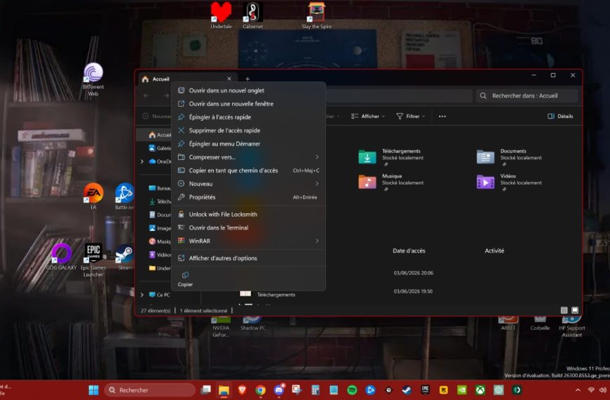 Votre clic droit sur Windows 11 ne sera plus jamais un cauchemar grâce à cette nouveauté