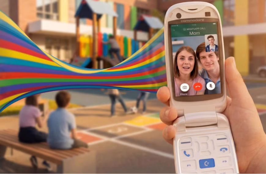 Commodore Callback 8020 – Le flip phone anti-réseaux sociaux