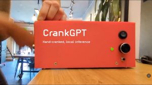 CrankGPT : l'IA à manivelle qui se mérite à la force des bras