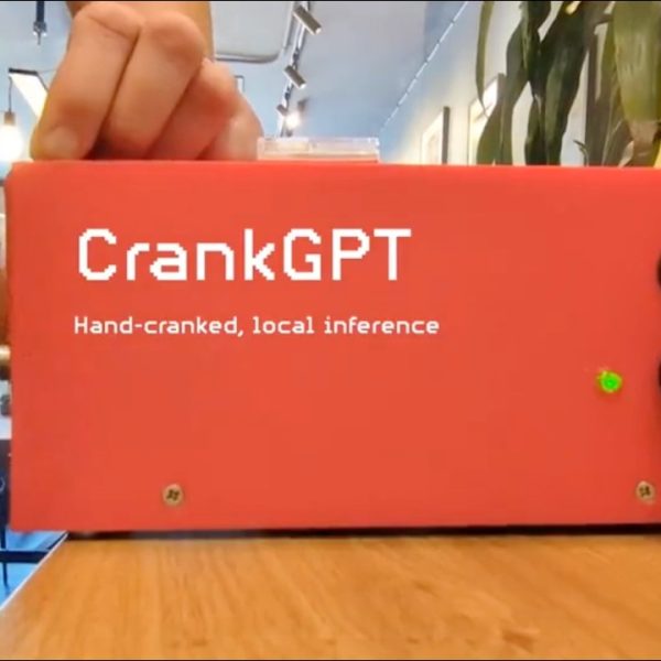 CrankGPT : l'IA à manivelle qui se mérite à la force des bras