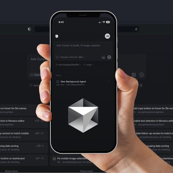 Cursor Mobile – Vos agents de coding pilotés depuis iPhone