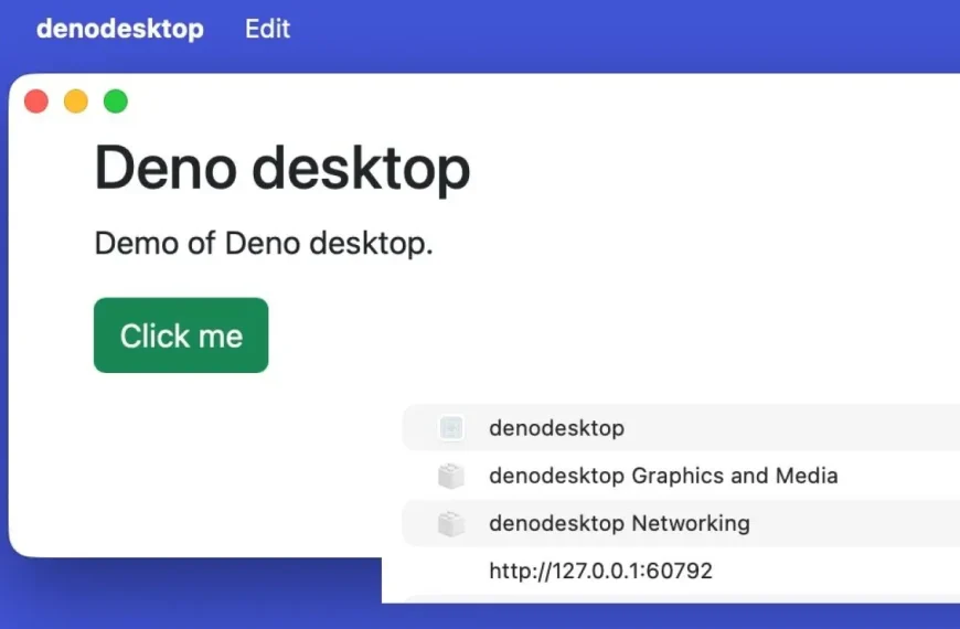 Deno veut transformer vos sites web en applications de bureau