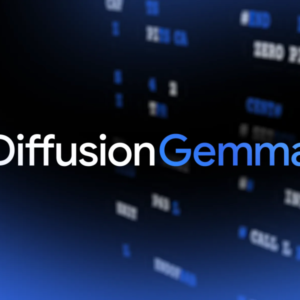DiffusionGemma : le nouveau modèle de Google écrit son texte d'un bloc, et 4 fois plus vite