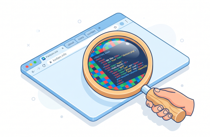 Favicon – Un site web planqué dans 212 octets