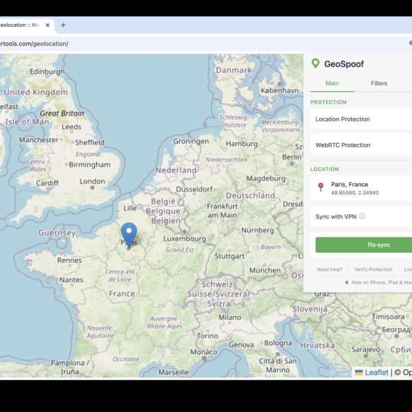 GeoSpoof – Le VPN cache votre IP mais le navigateur vous trahit