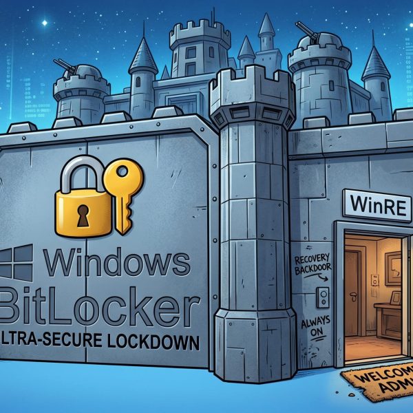 GreatXML – BitLocker contourné en quelques clics via WinRE
