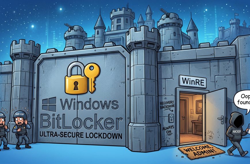 GreatXML – BitLocker contourné en quelques clics via WinRE