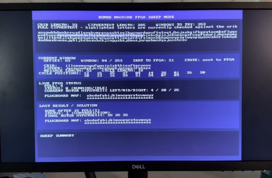 Ils ont refait la machine qui a cassé le code Enigma, version FPGA