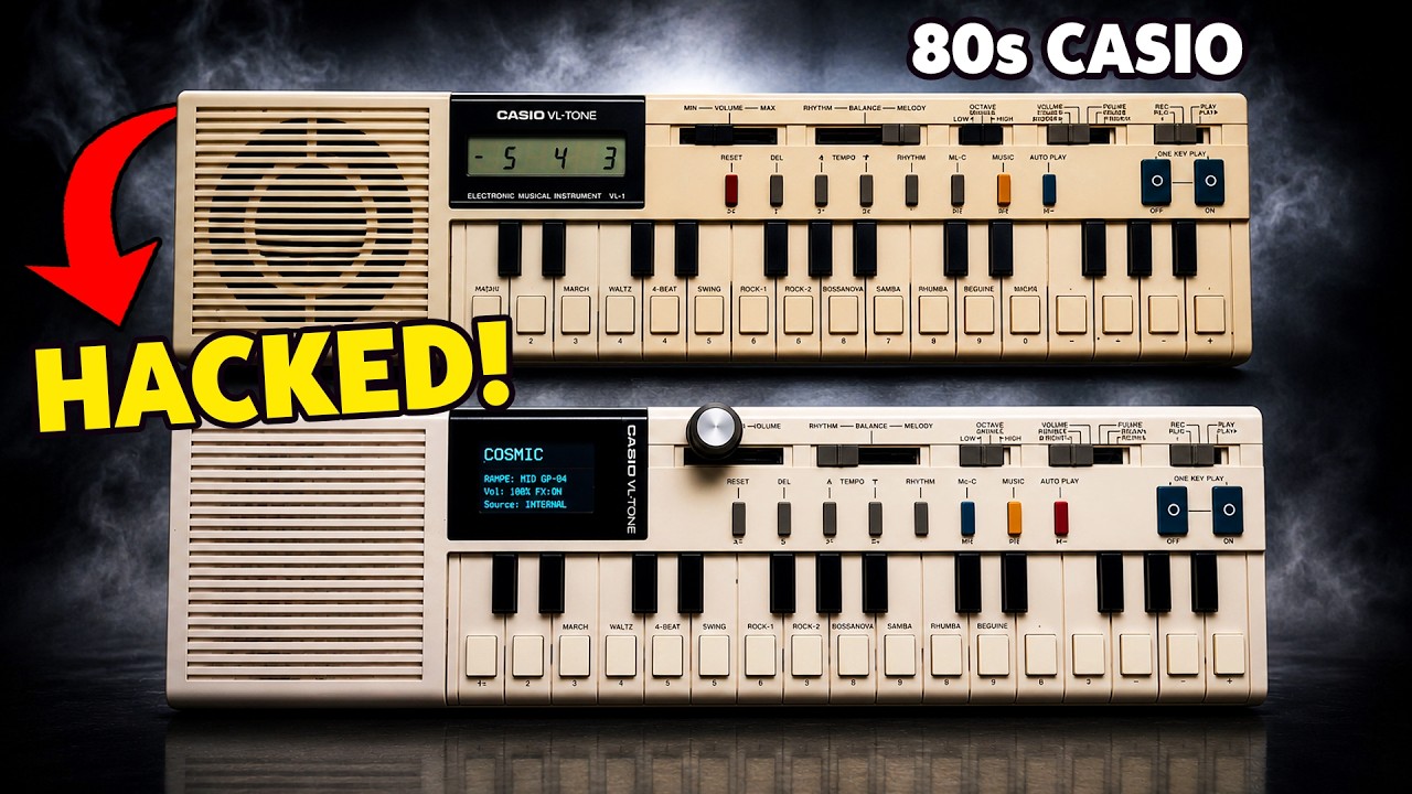 Le Casio VL-1 de 1981 modernisée pour quelques euros