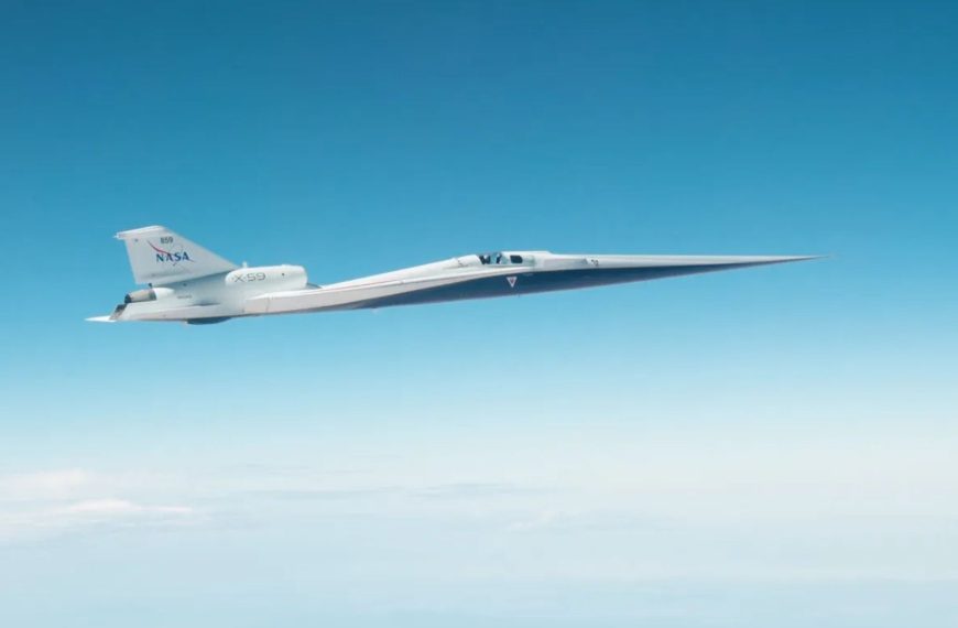 Le X-59 de la NASA vole plus vite que le son, mais sans le bang qui va avec