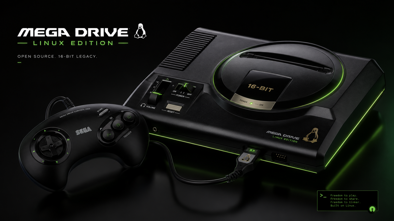 LinuxMD – du Linux sur la Sega Megadrive
