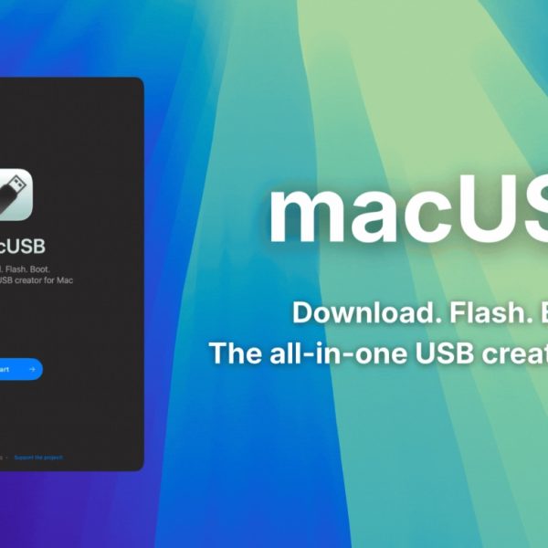 macUSB – Créer une clé USB macOS sans toucher au Terminal