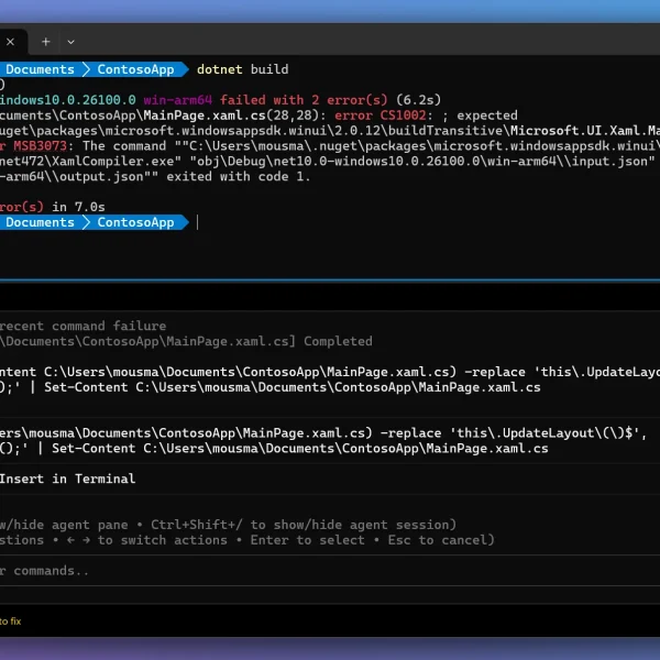 Microsoft lance Intelligent Terminal, un terminal open source qui vous laisse choisir votre IA