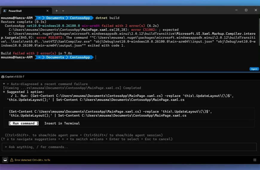Microsoft lance Intelligent Terminal, un terminal open source qui vous laisse choisir votre IA